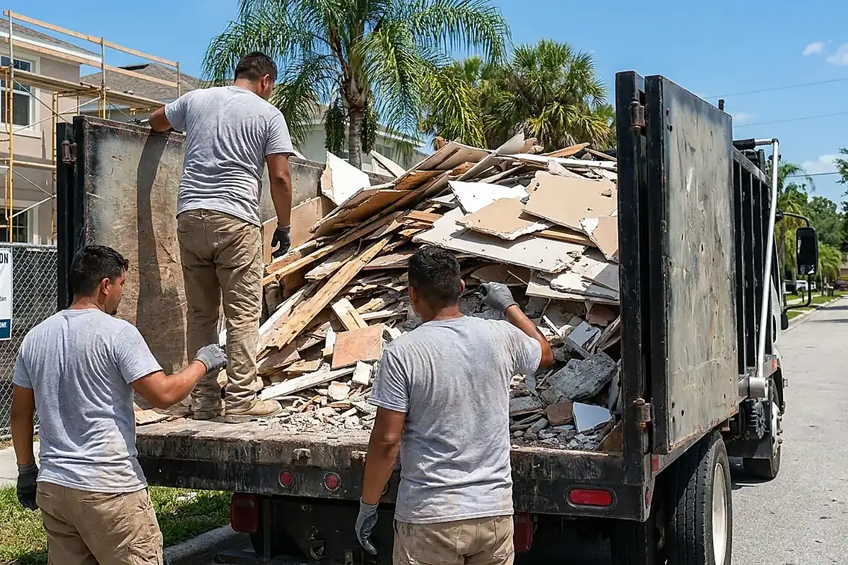 Debris Removal Storm Branches And Fence Panels for Debris Removal in Sanford
