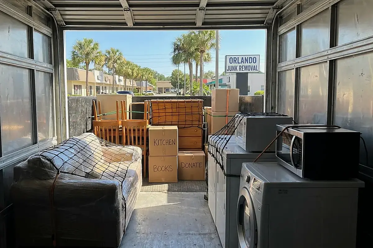 Condo Bulk Pickup Loading Zone for Furniture Removal in Southchase