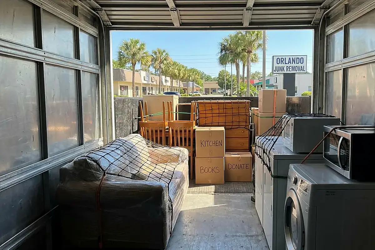 HOA Bulk Pickup Driveway Staging for Foreclosure Cleanout