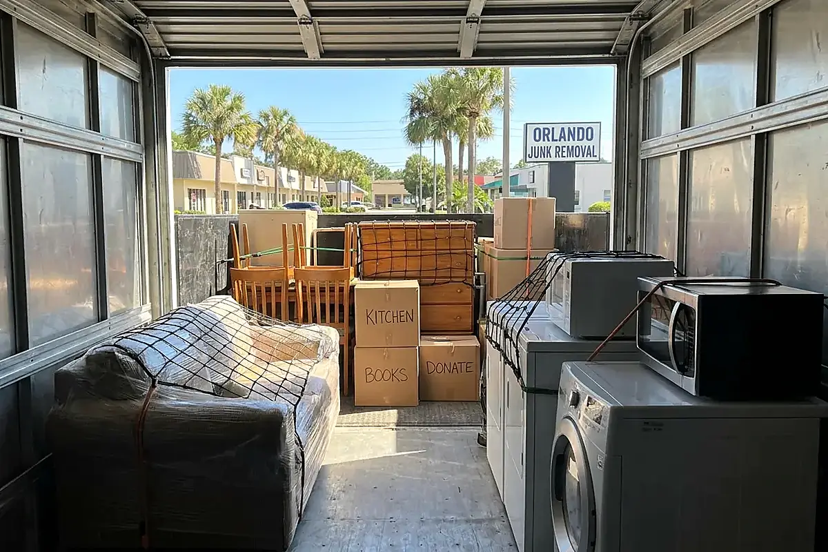 Downtown Orlando Condo Loading Zone for Office Cleanout