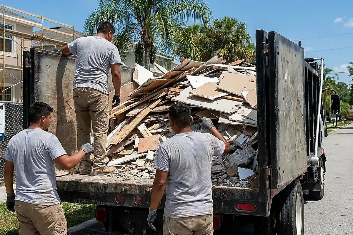 Ocoee Construction Debris Pickup for junk removal in Ocoee