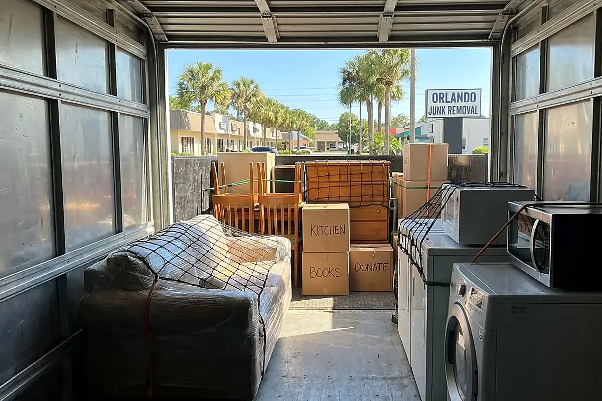 Celebration HOA Bulk Item Staging for junk removal in Celebration