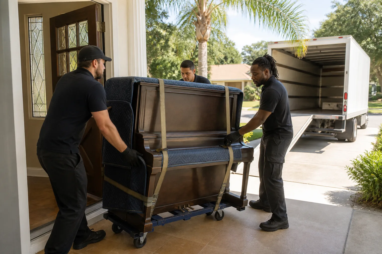 Piano Removal Orlando Upright Piano Dolly for Piano Removal in Clermont