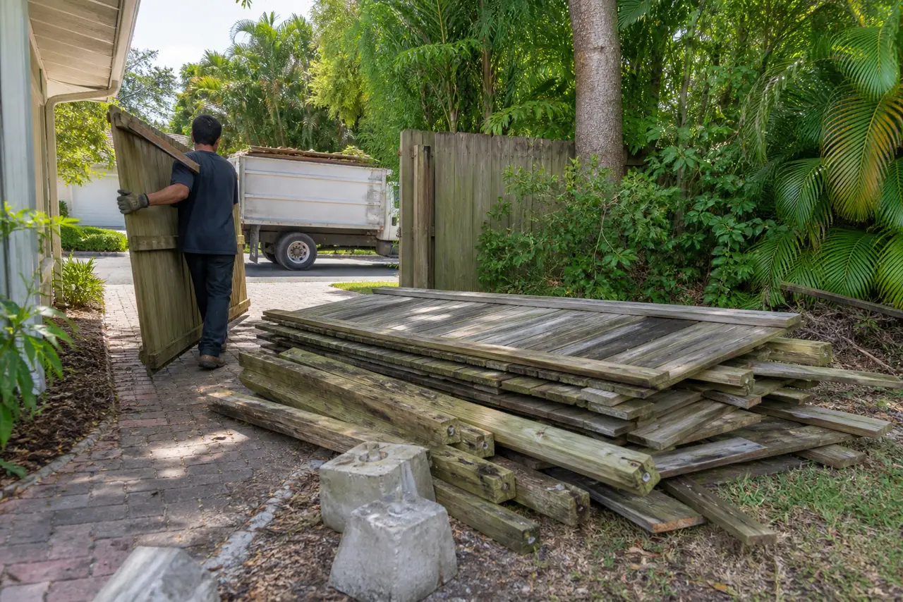 Fence Removal Orlando Fence Panel Stack for Fence Removal