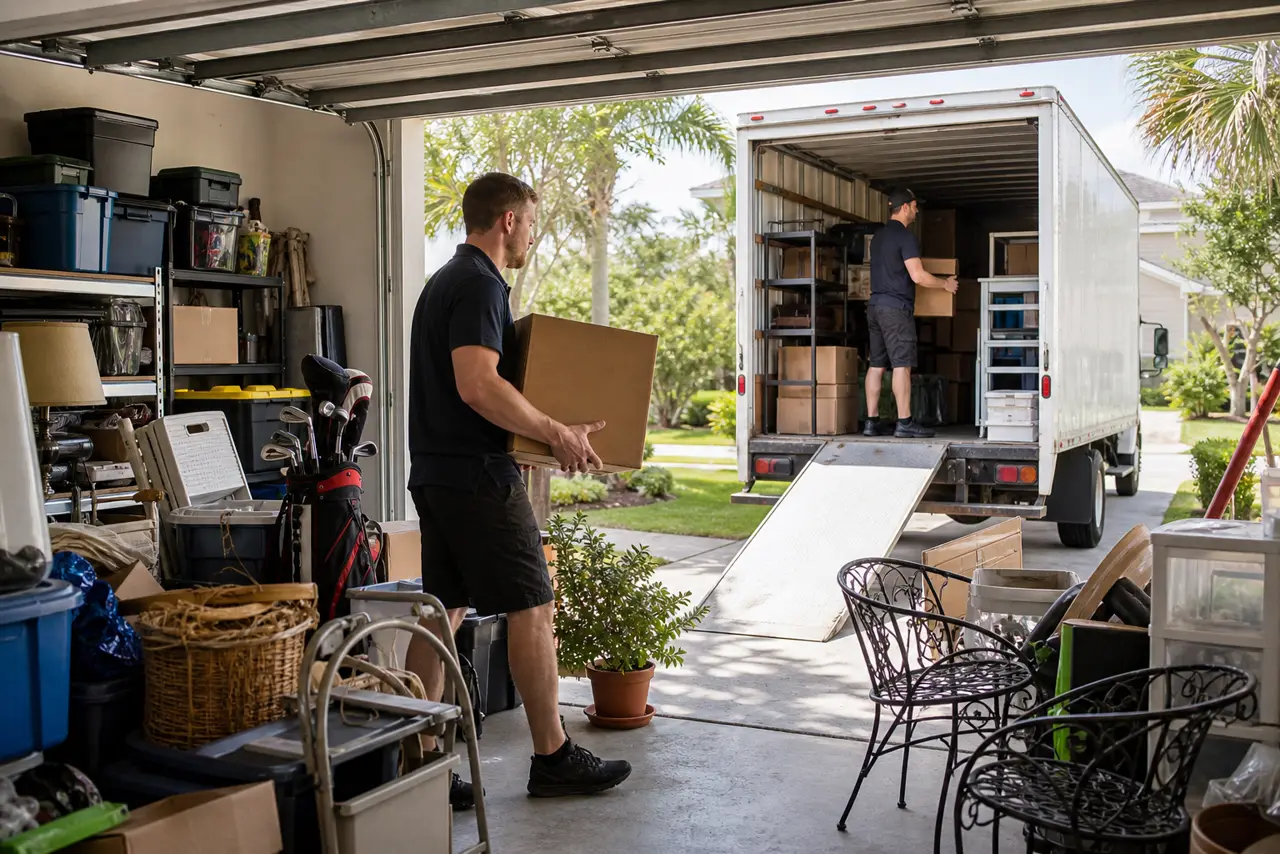 Garage Cleanout Orlando Moving Load for Garage Cleanout Before Moving in Orlando