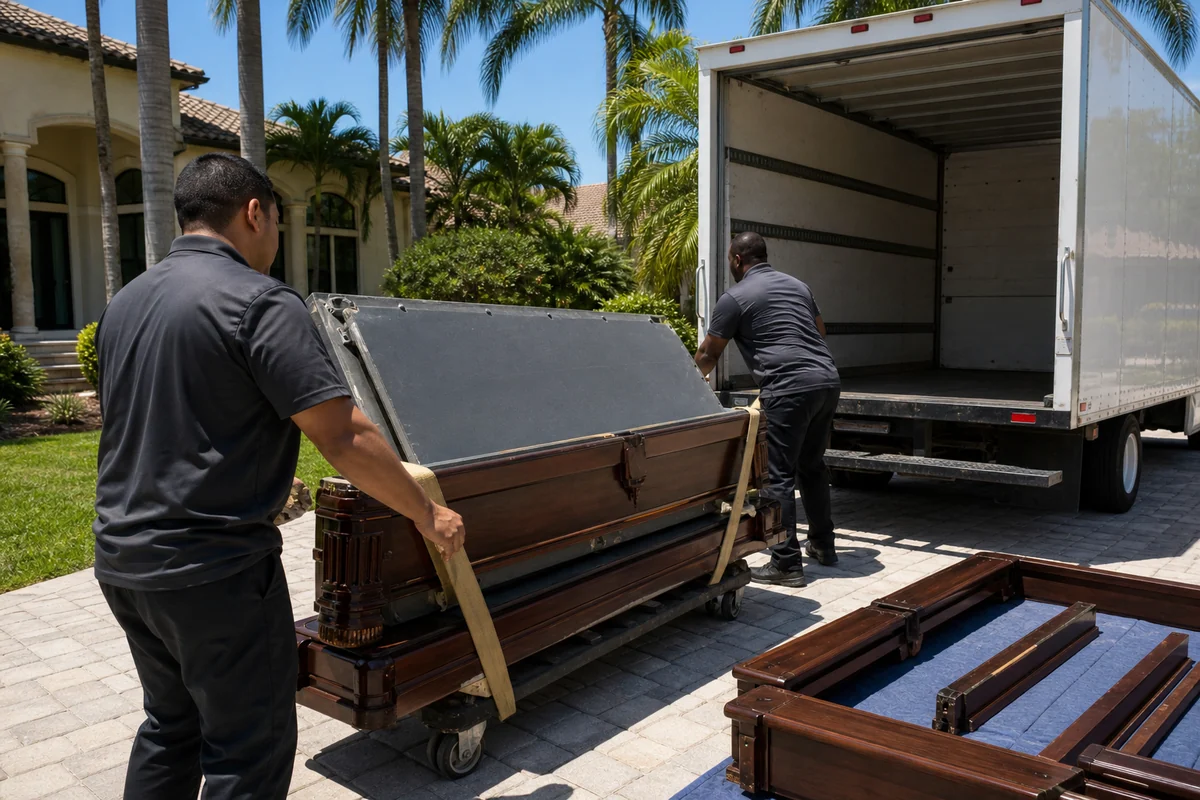 Pool Table Removal Orlando Slate Table Load for Pool Table Removal in Apopka