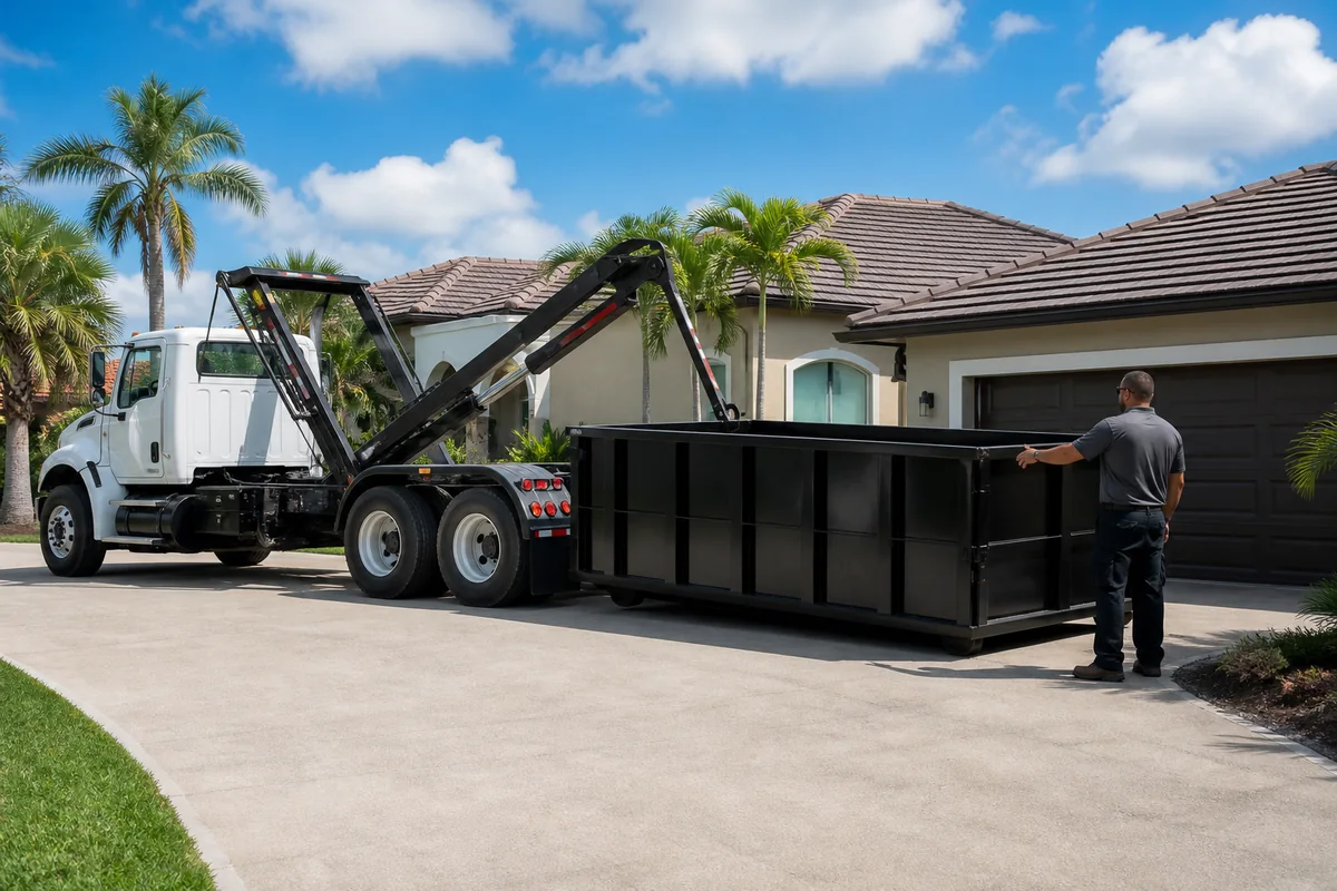Dumpster Rental Orlando Roll-Off Delivery for Dumpster Rental